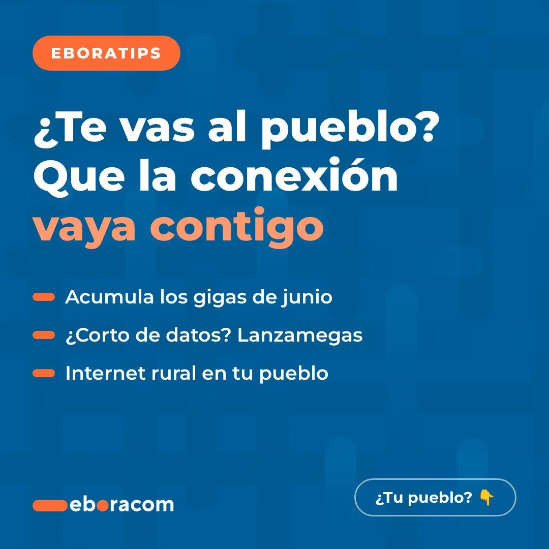 Consejos de Eboracom para mantener la conexión en el pueblo con internet por radio en verano